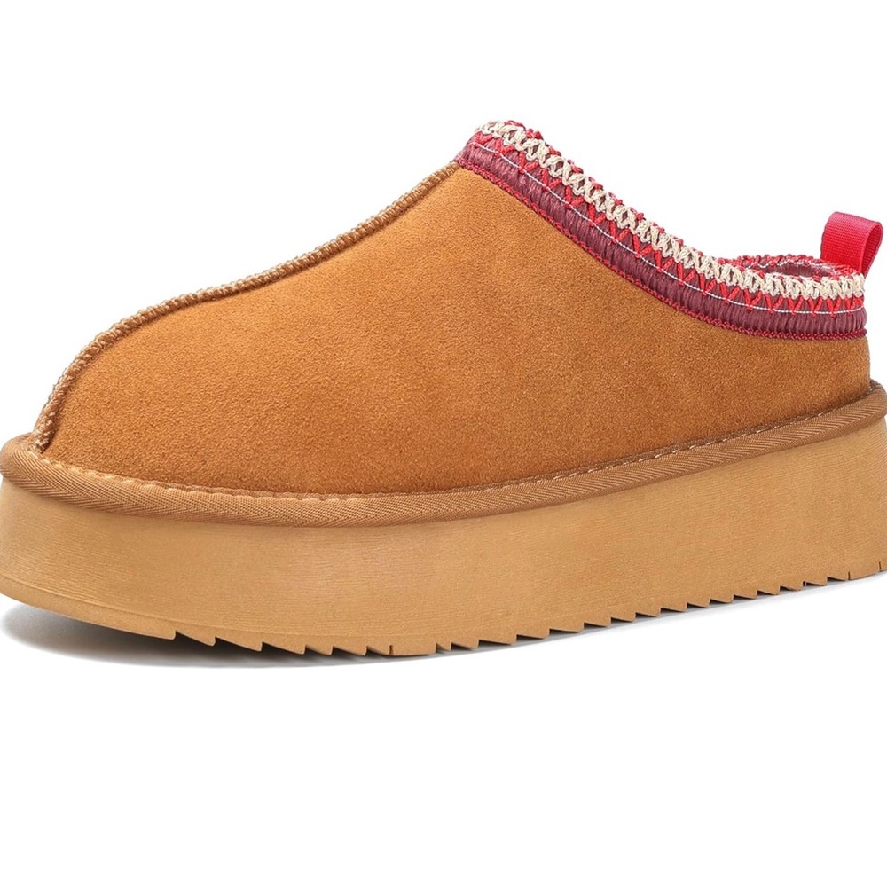 Cozy Brown Slip-On Slippers